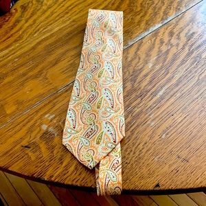 Coach silk necktie